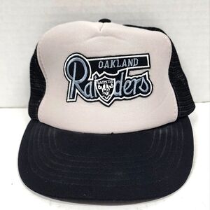 Vintage 80s Oakland Raiders Snapback Hat